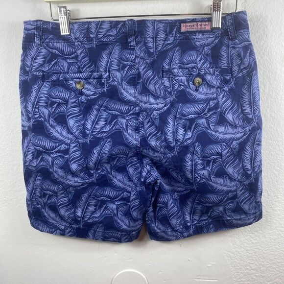 Vineyard Vines Men's Size 32 Shorts Blue Island Hawaiian Floral Golf Beach - Picture 2 of 7